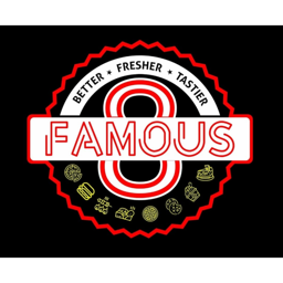 Famous 8 logo.